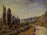 Claude Monet Famous Paintings - The Road from Vetheuil